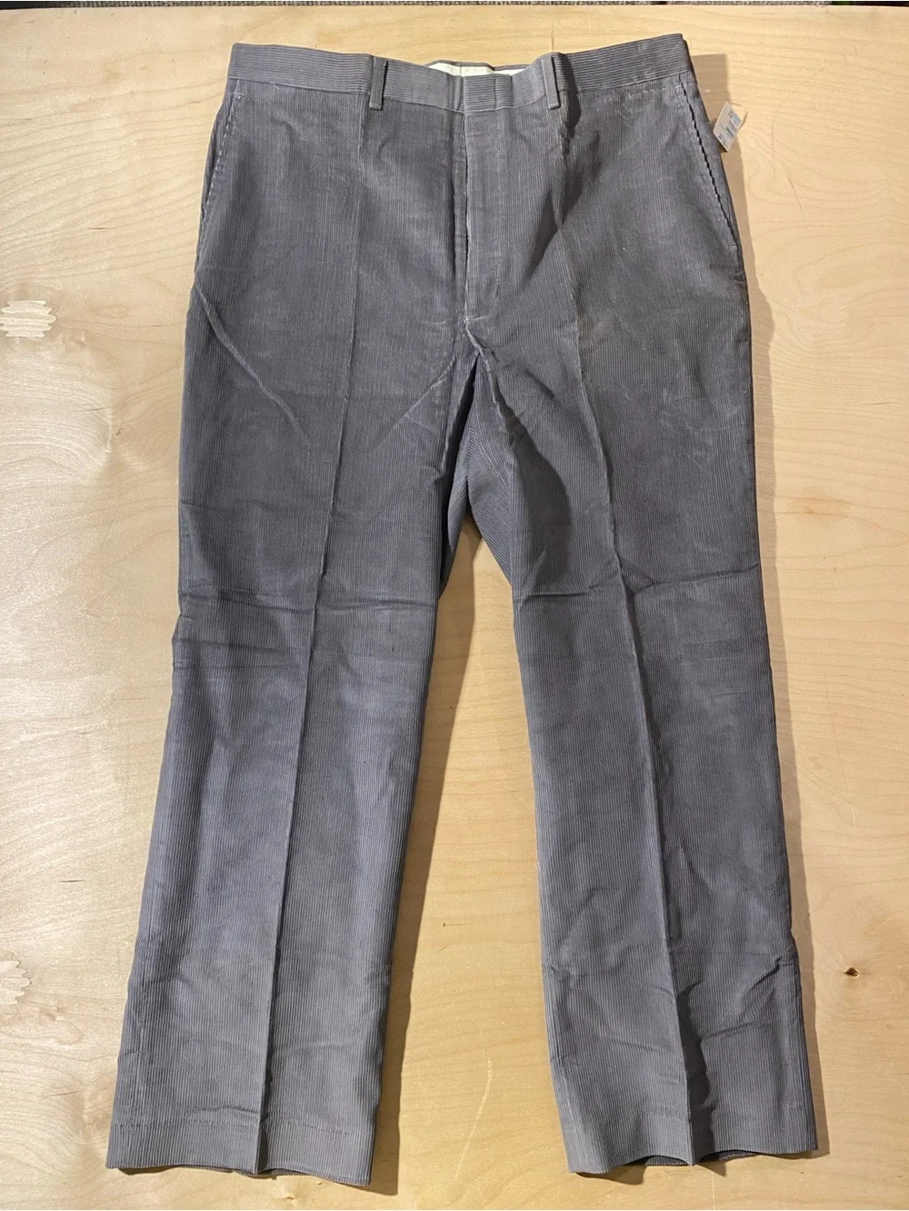 Haggar Men's Gray Corduroy Dress Pants 38 x 30 (SX)